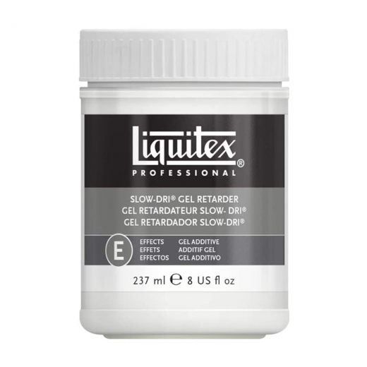 Liquitex slow dri gel medium for longer drying 237ml