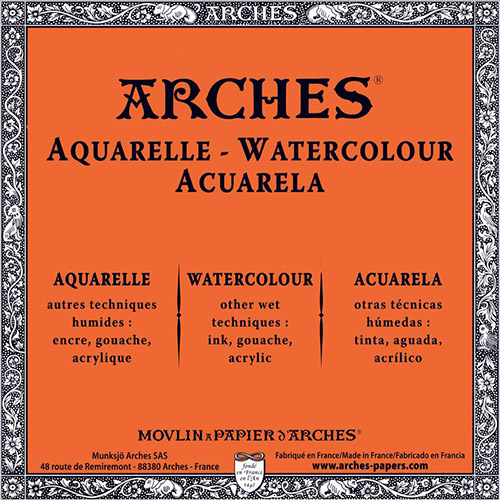 Arches watercolor paper 56x76cm 185g 10 sheets