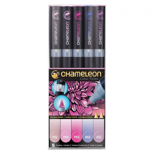 Chameleon floral tones set of 5 markers