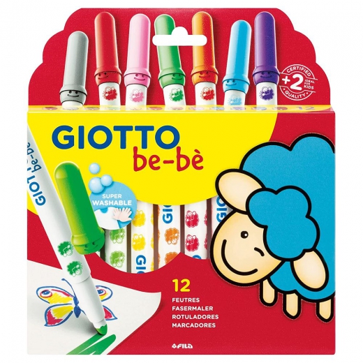 Giotto be-be set of 12 thick pens