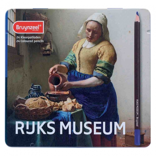 Bruynzeel museum vermeer mleczarka zestaw 24 kredek artystycznych