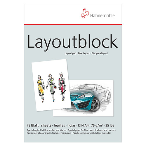 Block markers Hahnemuhle Layout 75g 75 sheets