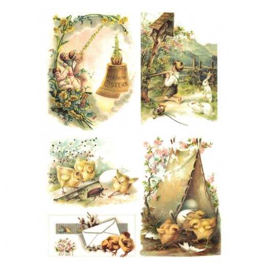 Decoupage Rice Paper A4 ITD R307 easter