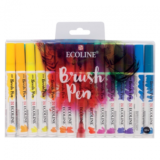 Talens ecoline set of 30 pens
