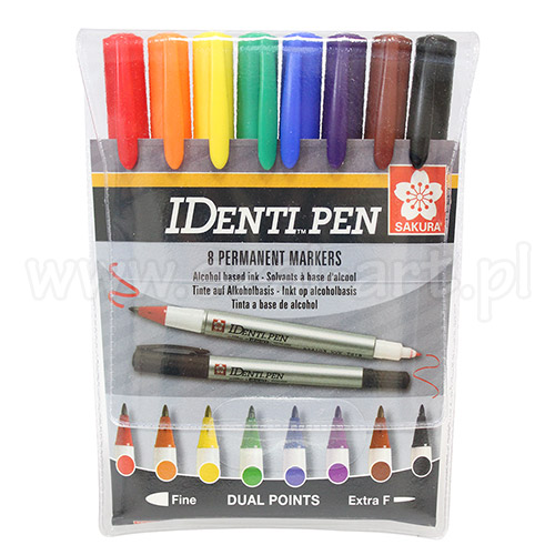 Set of 8 pens Identi Pen Sakura