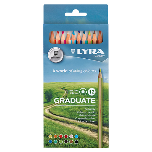Lyra Graduate 12 color pencils
