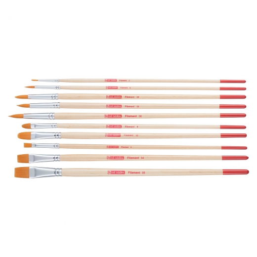 Talens artcreation set of 10 polyester brushes
