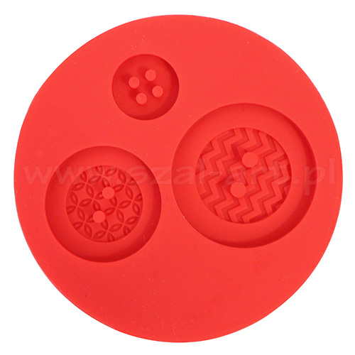 Silicone molds Fimo - buttons