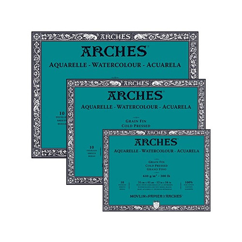 Blok Arches akwarelowy 640g 10ark