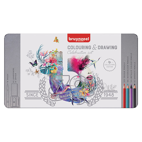 Bruynzeel Colouring & drawing set 70 items