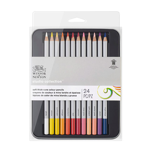 Winsor & Newton studio collection set of 24 art pencils