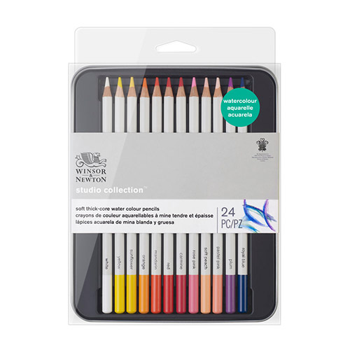 Winsor & Newton studio collection set of 24 watercolor pencils
