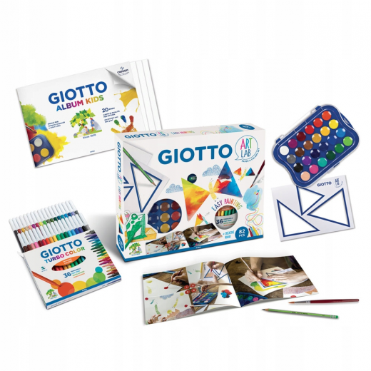 Giotto easy painting kreatywny zestaw 82 elementy