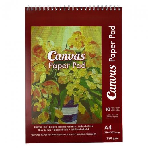 Block Canvas for oil paints on a spiral 280g 10 sheets