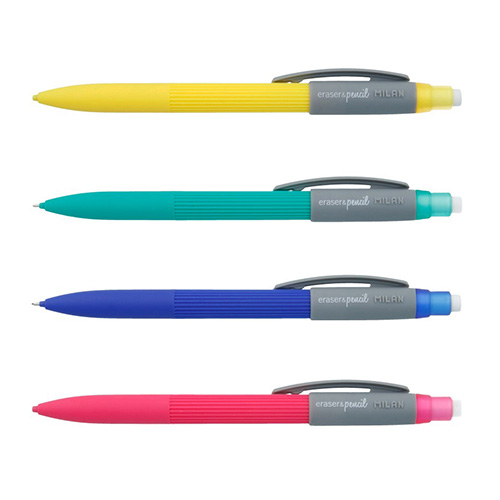 Milan ołówek mechaniczny z gumką PL1 touch HB 0.7