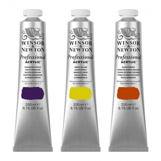 Winsor&Newton professional farba akrylowa 200ml