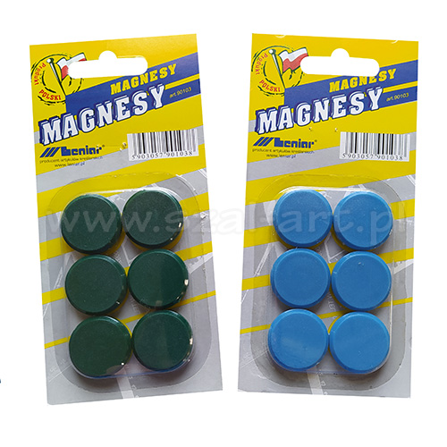 A set of magnets with a diameter of 25mm 6 pieces