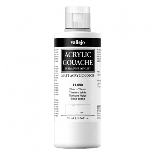 Vallejo acrylicos gwasz akrylowy titanium white 200ml