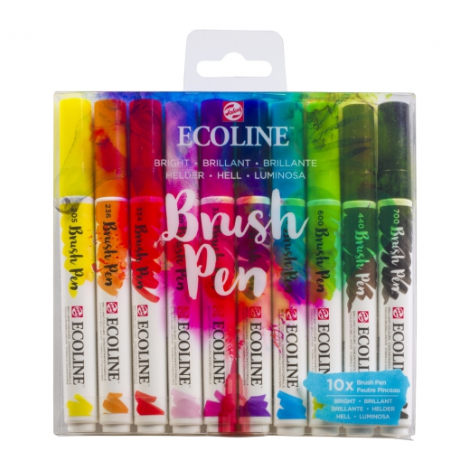 Talens ecoline bright set of 10 pens