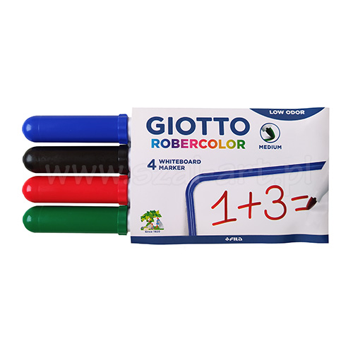 Giotto robercolor medium set of 4 dry-erase markers