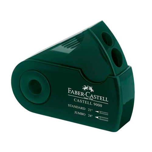 Faber-Castell double sharpener 9000 green