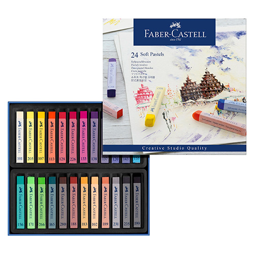 Faber-Castell creativo studio 24 dry pastels in a stick