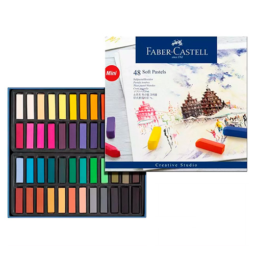 Faber-Castell creativo studio mini 48 dry pastels in a stick