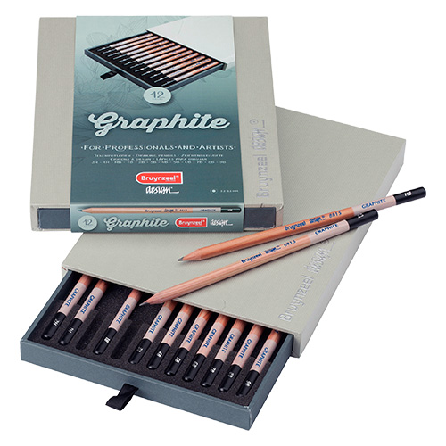 Bruynzeel desing graphite set of 12 pencils