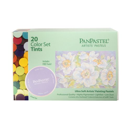 PanPastel tints set of 20 light shades of dry pastels