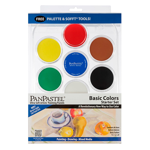 PanPastel basic zestaw 7 podstawowych kolorów pasteli suchych