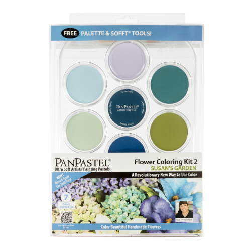 PanPastel susans garden flower coloring no.2 set of 7 colors