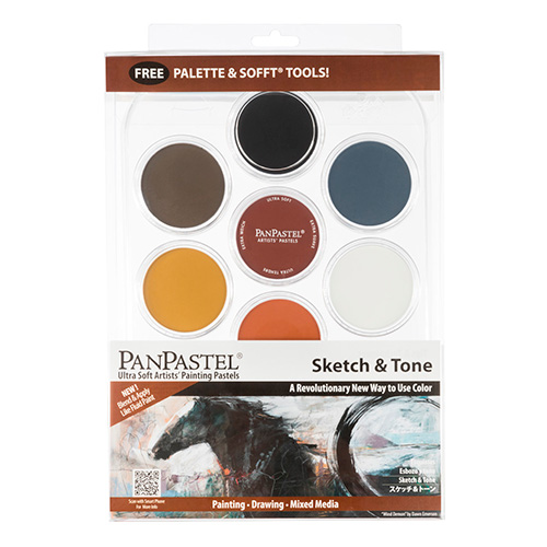 PanPastel sketch & tone set of 7 dry pastels