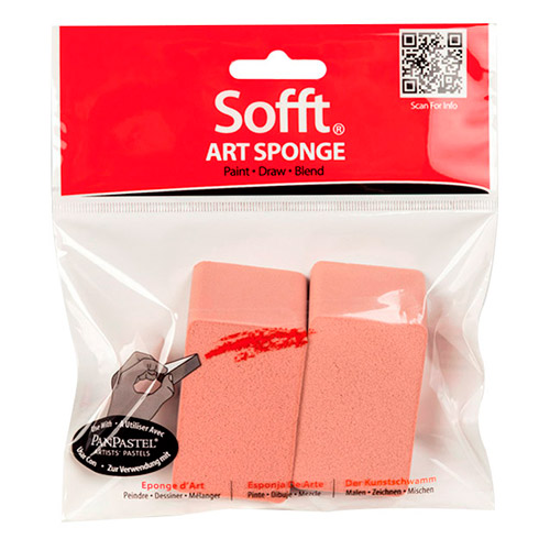 PanPastel Sofft sponge oblique flat 2 pcs