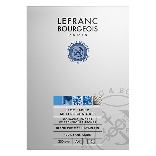 Blok Lefranc&Bourgeois studio multi-techniques A4 300g 12ark