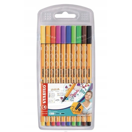 Stabilo point 88 set of 10-color fineliners