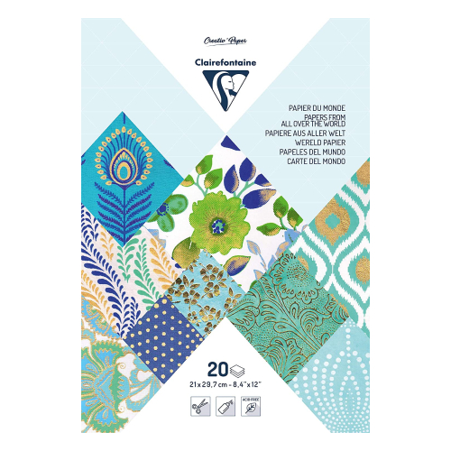 Clairefontaine scrapbooking paper A4 20ark