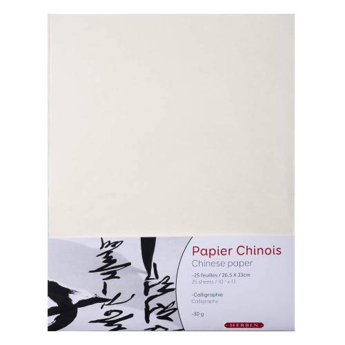 Herbin papier chiński 26.5x33cm 30g 25 arkuszy
