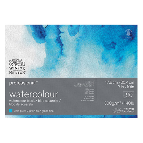 Blok Winsor & Newton professional watercolor cold pressed 300g 2