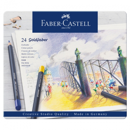 Faber-Castell goldfaber set of 24 artistic crayons