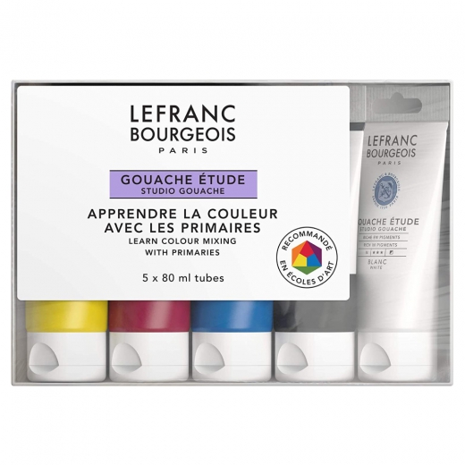 Lefranc&Bourgeoise studio gouache set 5x80 ml