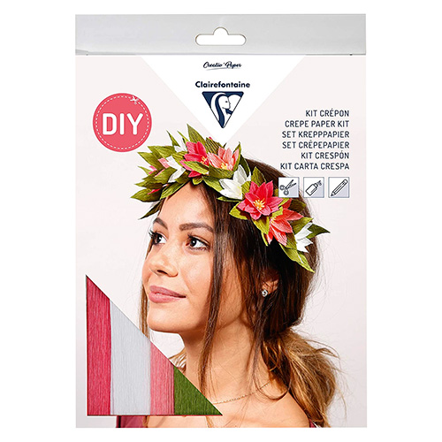 Clairefontaine wreath of flowers creative set