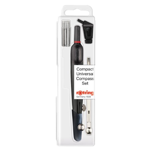 Rotring compass 4-piece compact universal set