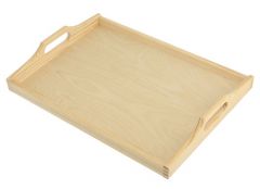 Wooden rectangular medium tray