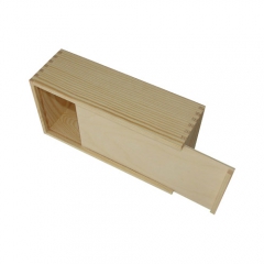 Wooden box for rectangular tissues