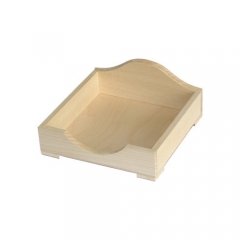 Wooden napkin box