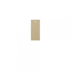 Wooden jewelry element rectangle 15x35mm