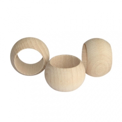 Wooden oval napkin ring