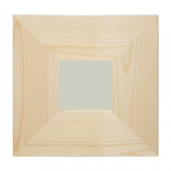 A square mirror 9x9cm wide frame 25x25cm