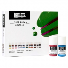 Liquitex soft body set of acrylic paints 12x22ml