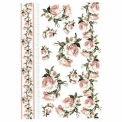 Decoupage paper soft A4 ITD S024 roses